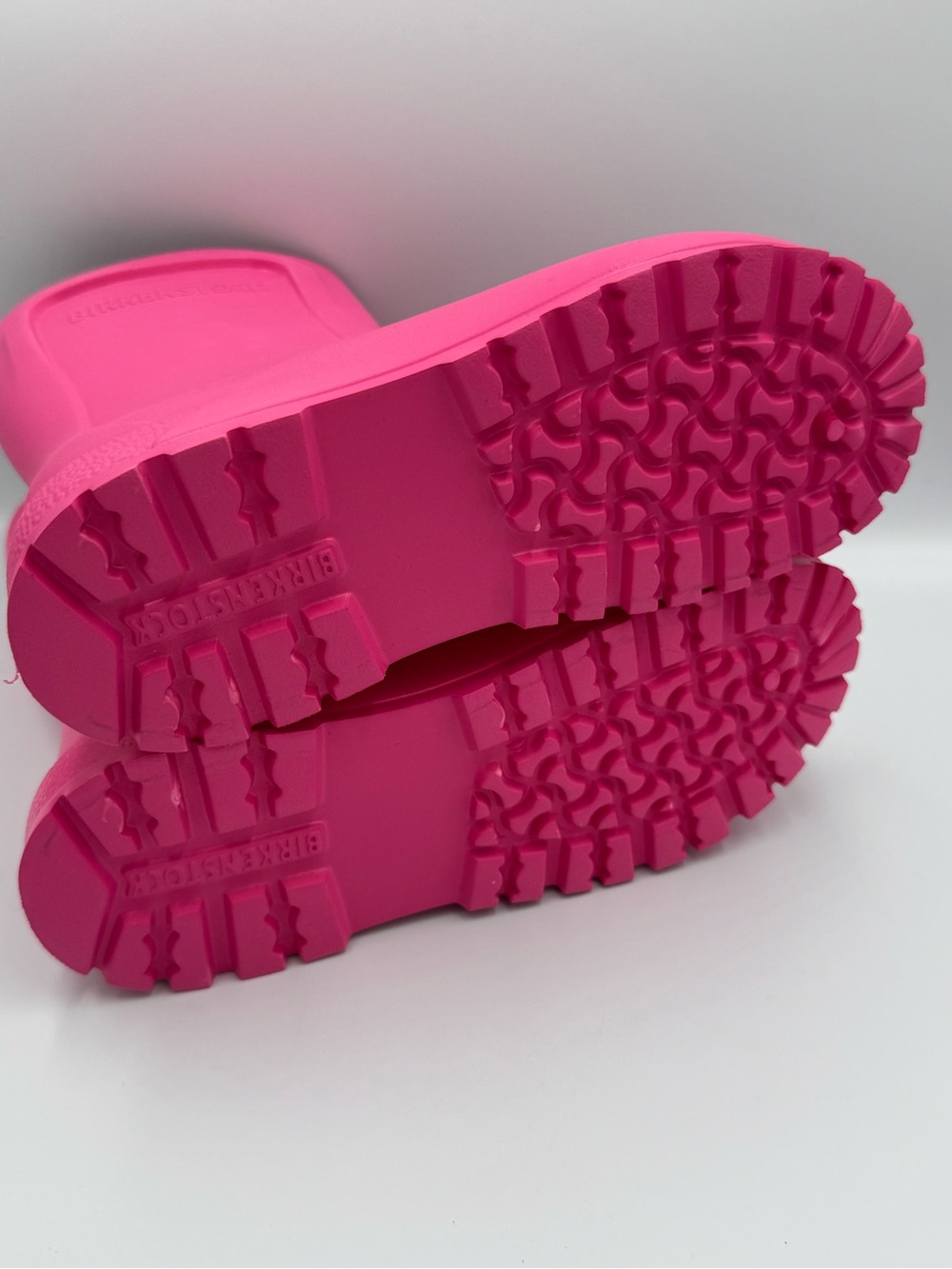 NEW Birkenstock Derry Kids Girls EVA Neon Pink Waterproof Rain Boots EU 34 - Picture 9 of 17
